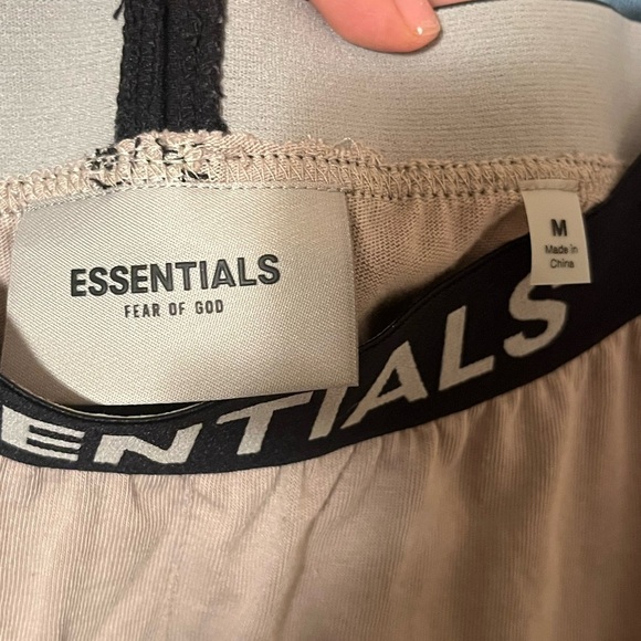 Fear of God Essentials Essentials Tan Lounge Pants size M - Picture 8 of 8
